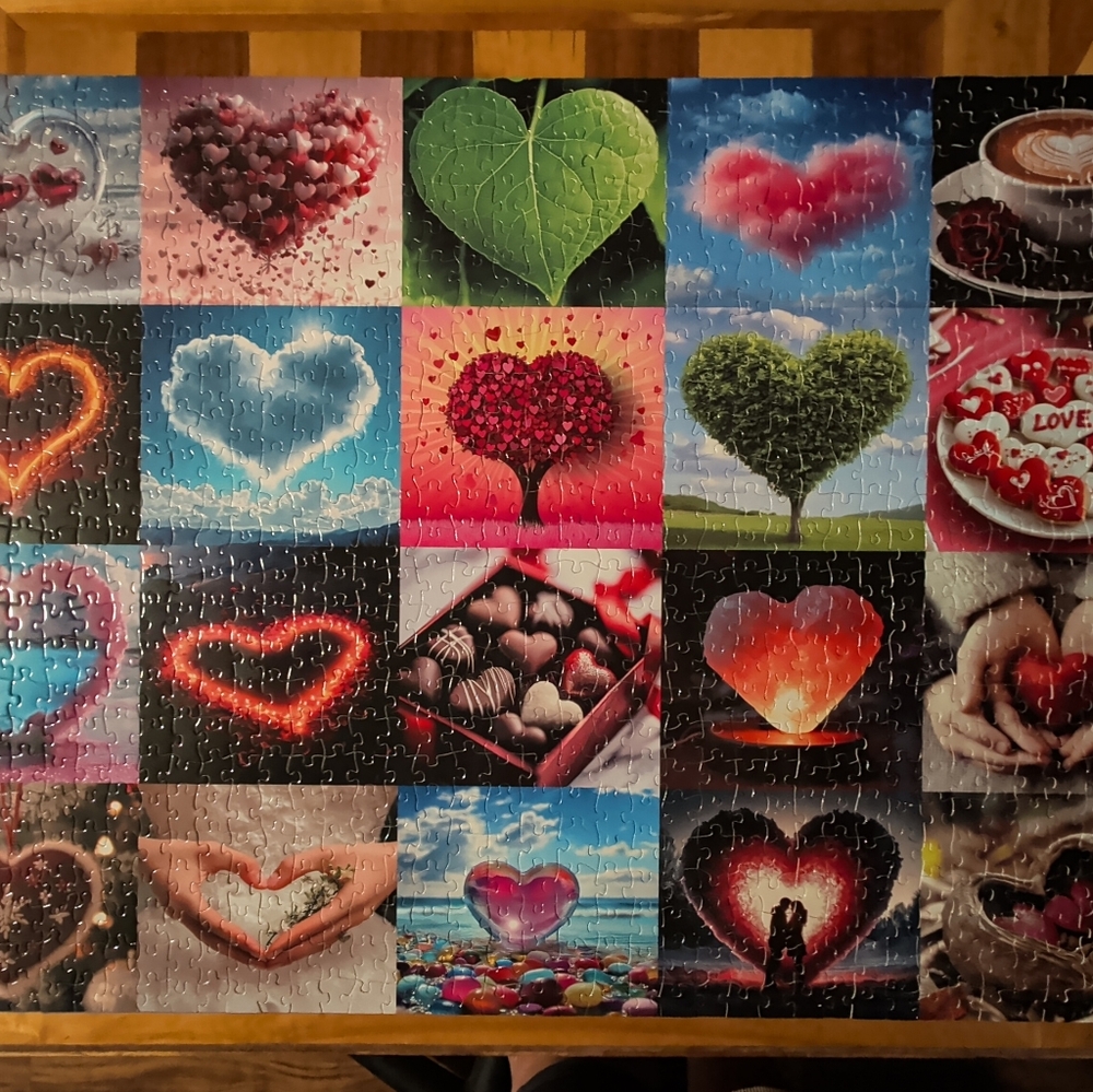 Colorful Heart Puzzle